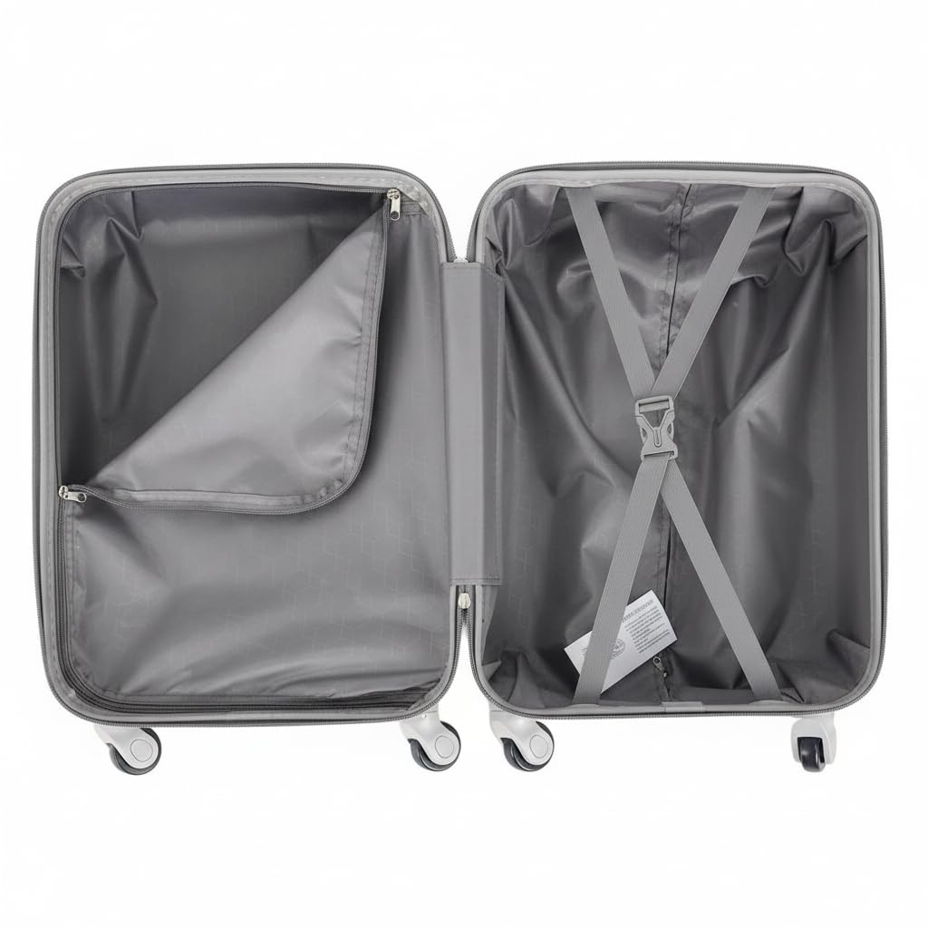 Maleta de Cabina Trolley de Viaje con Neceser a Juego Equipaje de Mano 4 Ruedas 360º Maleta 55x35x20cm y Neceser 34x27x14cm. Comercial, Piloto, Medico. (Verde Agua)