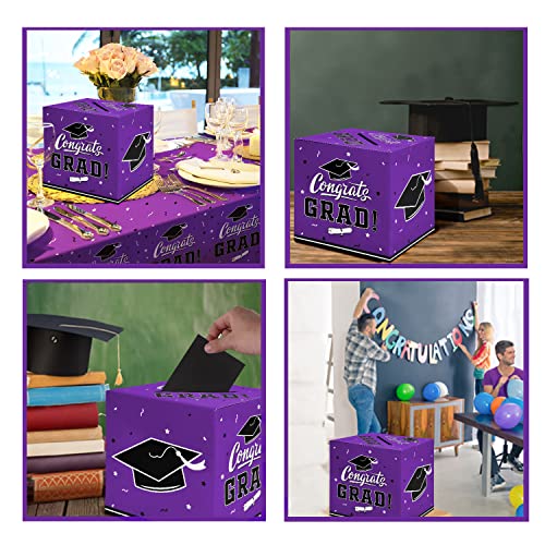 Gatherfungraduationpartydecorationsgraduationboxgraduationcardboxforgraduationgiftgraduationpartyfavorsdecorpartysuppliespurple Urban Country Home Decor Gatherfun graduation party decorations graduation box graduation card box for graduation gift graduation party favors decor party supplies purple urban country home decor