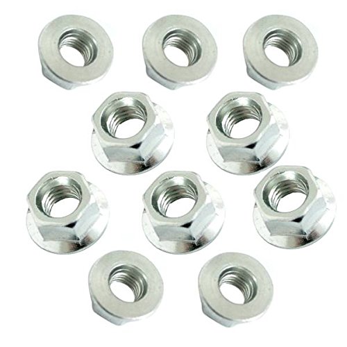 JRL Tuercas de tornillo de cubierta lateral para motosierra Husqvarna y Jonsered, 10 unidades