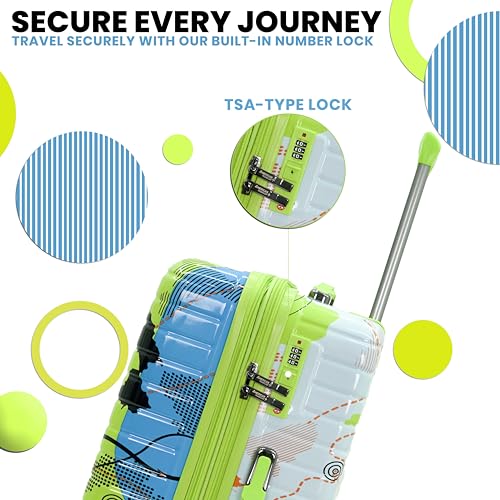 Image of AMERICAN TRAVELLER THE Upland Trolley Bag | Expandable Travel Suitcase | Light Weight, Expandable Travel Suitcase, Durable Hard Shell, TSA-Type Lock, Spinner, Anti-Theft Zippers