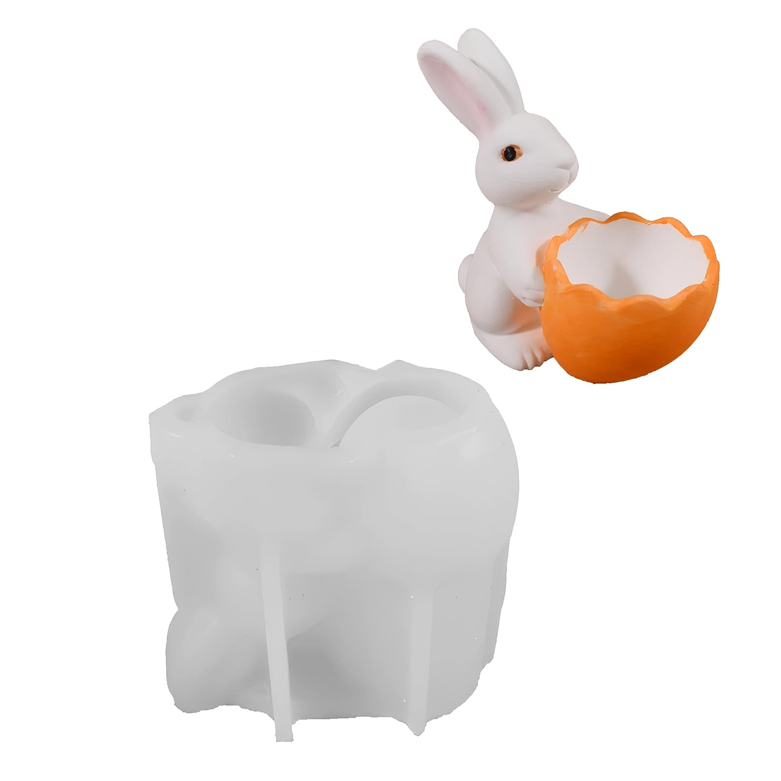 Oxxggkao Food Grade Silicone for Creating Eggs Shell Rabbits Decorations Easy to Release for Craft and Holidays Easy Releases