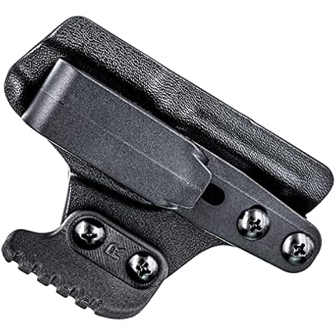 Concealment Express Trigger Guard Holster fits Glock 19 19X 23 32 45 (G1-5) | Ambi | BLK KYDEX | USA Made | Rounded Gear Cover