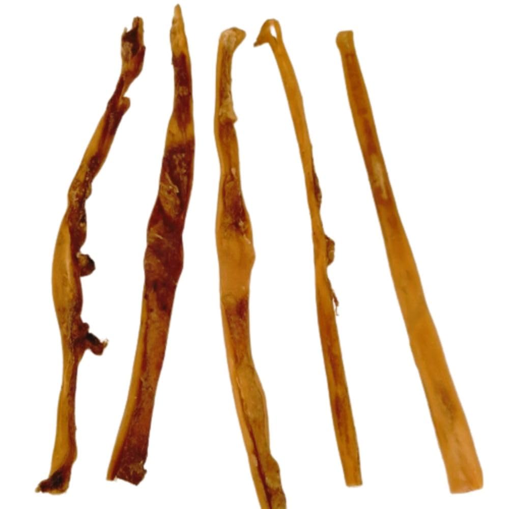 Snack Caravaca de Ternera Perros Grandes 70 cm Aprox - Deshidratada sin aditivos ni conservantes - 5 Unidades Natural 100% | ANIMALUJOS