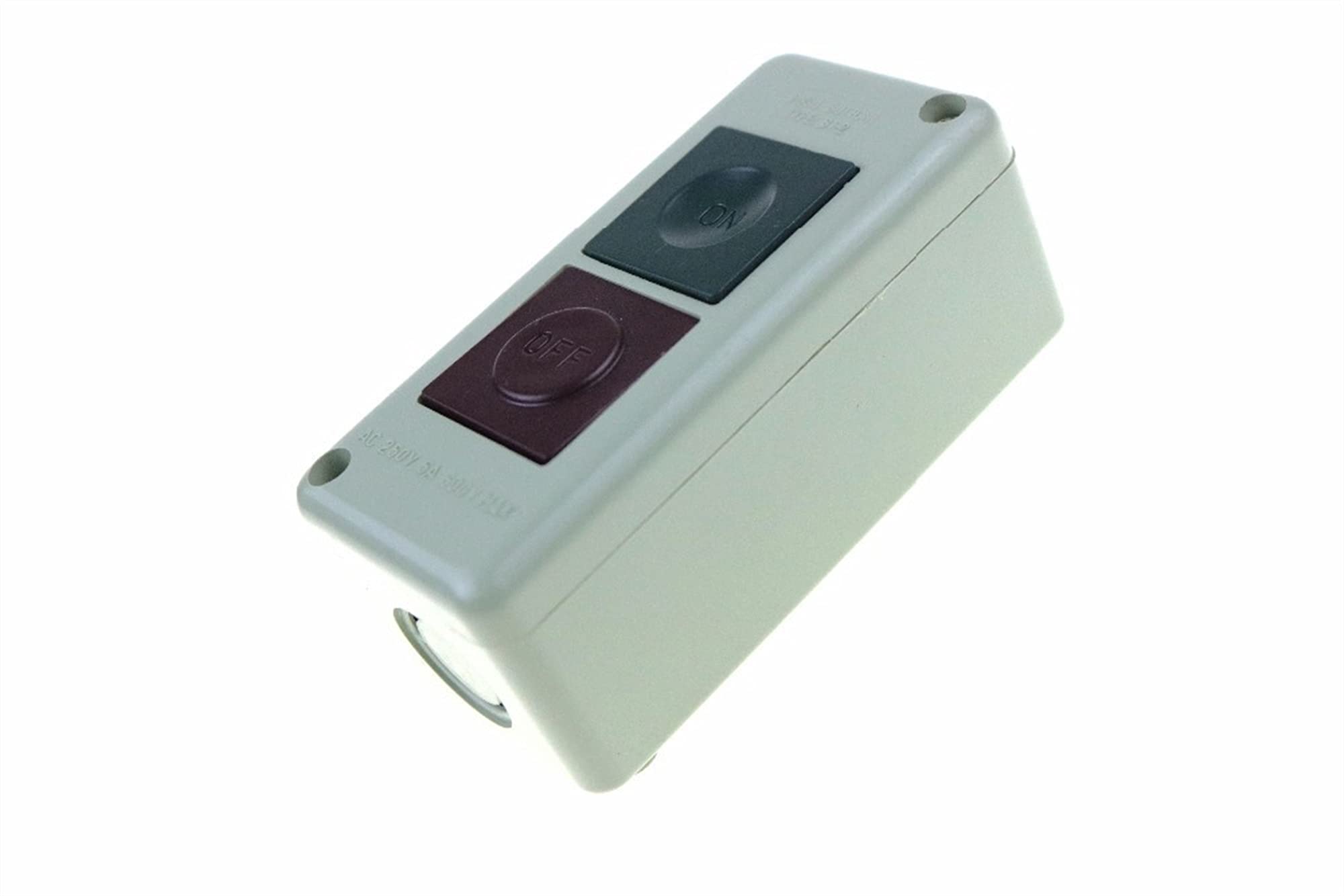 Interrupteur bouton poussoir ON/OFF commutation électrique commande 5A 250V - 5