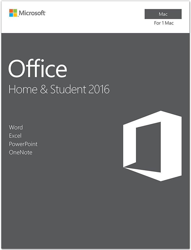 Microsoft Office Home and Student 2016 for Mac 1 user