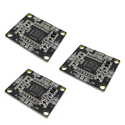 HiLetgo 3pcs PAM8610 2 * 15W Digital Dual Channel Stereo Audio Amplifier Board AMP Class D 12V