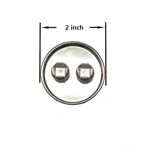 Miniatura 3 de QX6550-NGM Motor de condensador de funcionamiento redondo de 50 uF MFD 370 V VCA Volt HVAC
