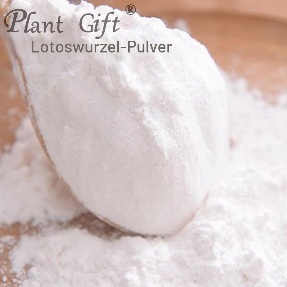 100% Natural Pure Lotus Root Powder 100g/3.52oz 莲藕粉 Für Smoothies, Shakes, Backen, Getränke,| Ohne Konservierungsstoffe, gefriergetrocknet, ohne Zuckerzusatz