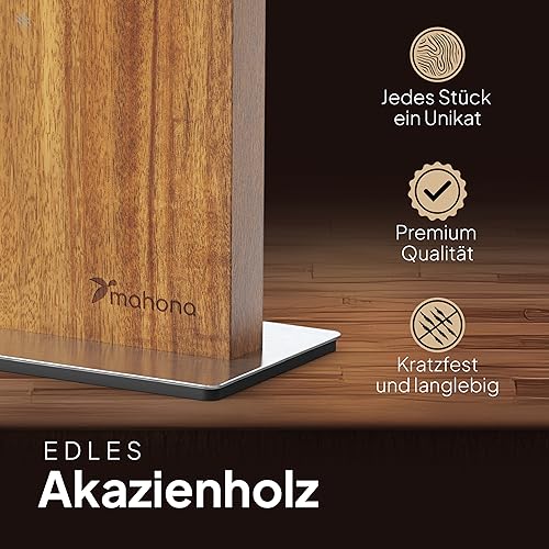 Ceppo portacoltelli senza coltelli, magnetico, portacoltelli magnetico, portacoltelli magnetico, portacoltelli, portacoltelli, mahona - immagine 6