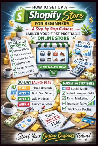 How to Set Up a Shopify Store for Beginners: A Step-by-Step Guide to Launching Your First Profitable Online Store (The Shopify Business Success Series)
