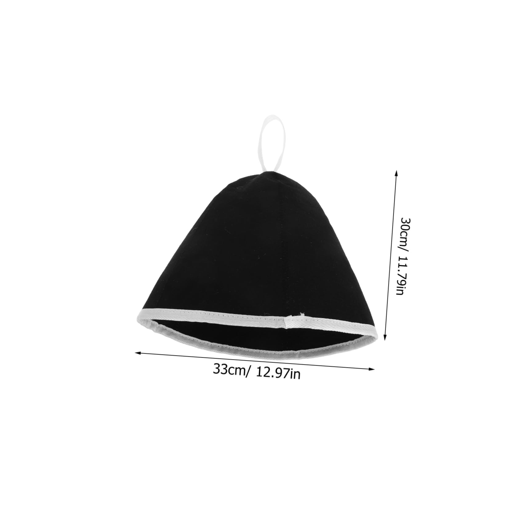 UPKOCH Felt Sauna Hat for Men Women Portable Water Absorbent Sauna Cap Thick Natural Felt Sauna Supplies Hair Eyes for Bathing Steaming with Trim