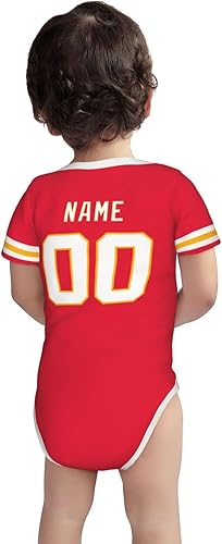 Miniatura 5 de Ropa de bebé Algodón Personalizado Bebé Bebé Traje Personalizado Cualquier Nombre y Número Regalos