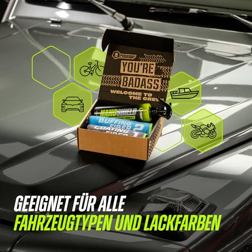 Nano Shield Autopolitur-Set - Hochwirksame Graphen-Keramikversiegelung, Schutz vor Korrosion, Salz...