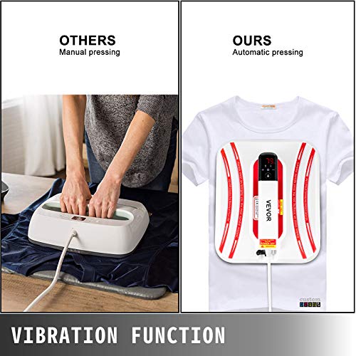 VEVOR Portable Heat Press 12x10 Inch 