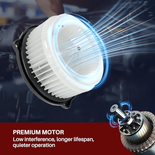 Image of 700005 Front AC Heater Blower Motor Fan Fit for Honda Civic 2001 2002 2003 2004 2005, CR-V 2002 2003 2004 2005 2006, Element 2003-2011, for Acura EL 2001-2005