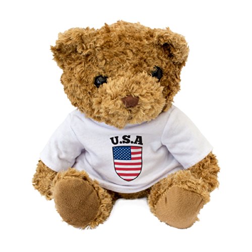 New - USA Flag Teddy Bear - Fan Gift Present - United States of America