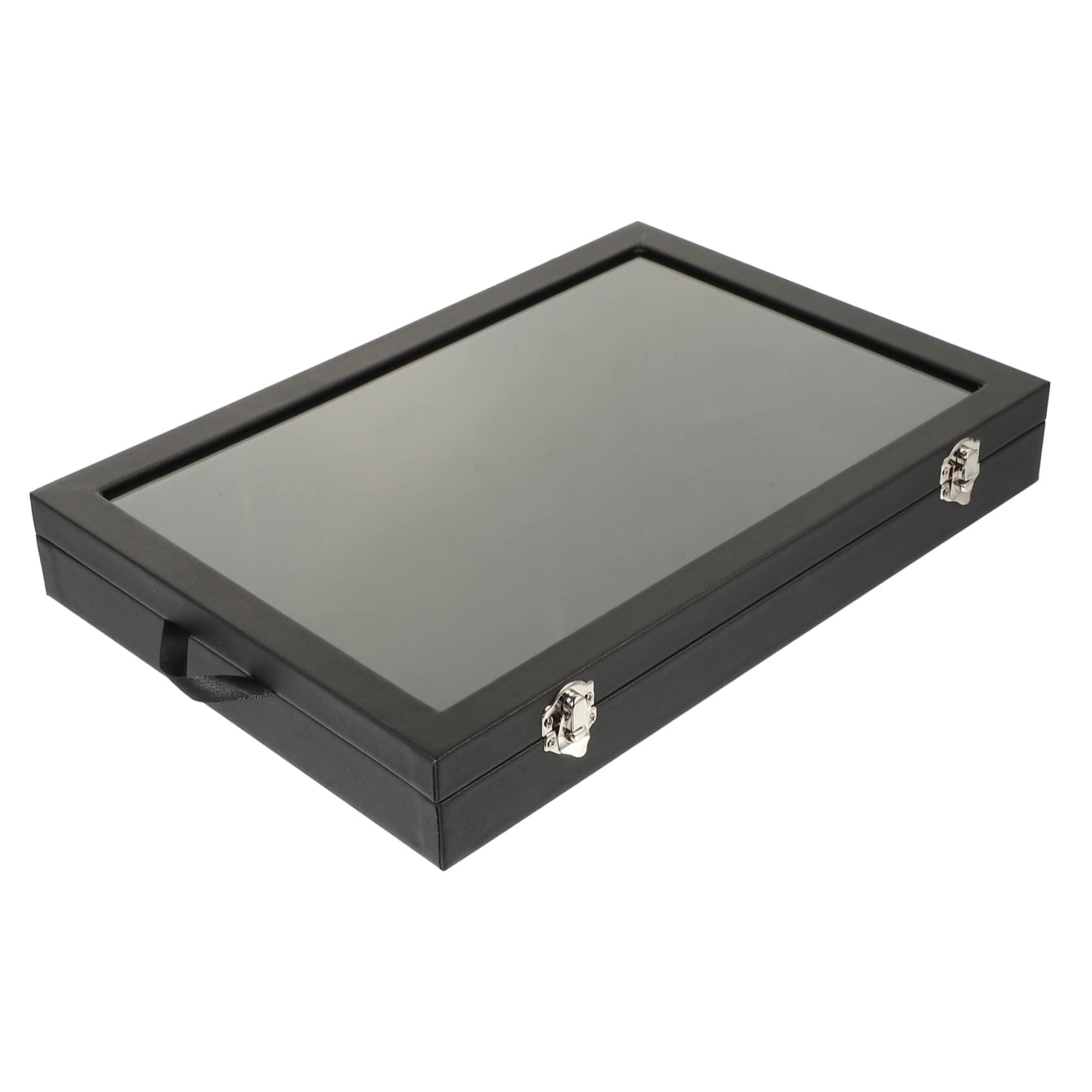 Boîte de rangement pour bijoux en verre transparent BESPORTBLE pour colliers et bagues