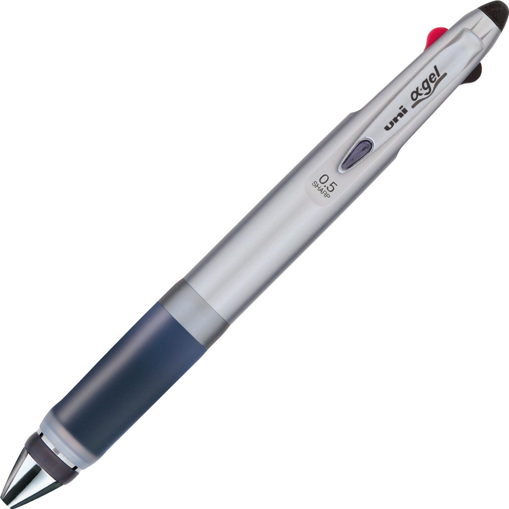 【希少廃番品】三菱鉛筆　uni α-gel 多機能ペン 新品】[廃盤] 三菱鉛筆 多機能ペン ユニ アルファゲル 2&1 ブラック 黒 筆記具