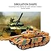 Toddmomy Tank Models Plastic Tanks Kids Toys Vehicle Toys Deck Decor for Kids Boys Girls