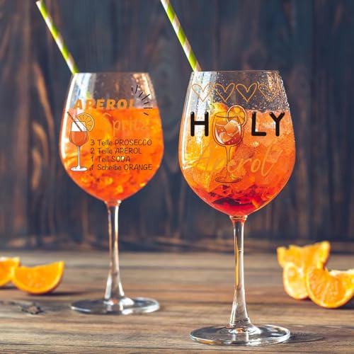6 Stück Aperol Aufkleber, A5 Rub on Aperol Sticker, Rub on Folie Transferaufkleber, Sprüche für Raysin, Möbel, Glas, Holz, Scrapbooking, DIY Basteln Deko