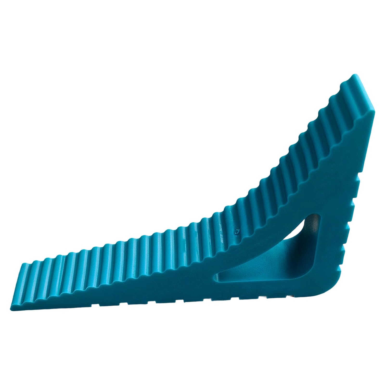 Tertioi Blue (Sky Blue) Creative Triangle Door Stopper Shock Absorbing Block Wedge Door Stopper Soft Bumper Guard Creative Shape Door Stop