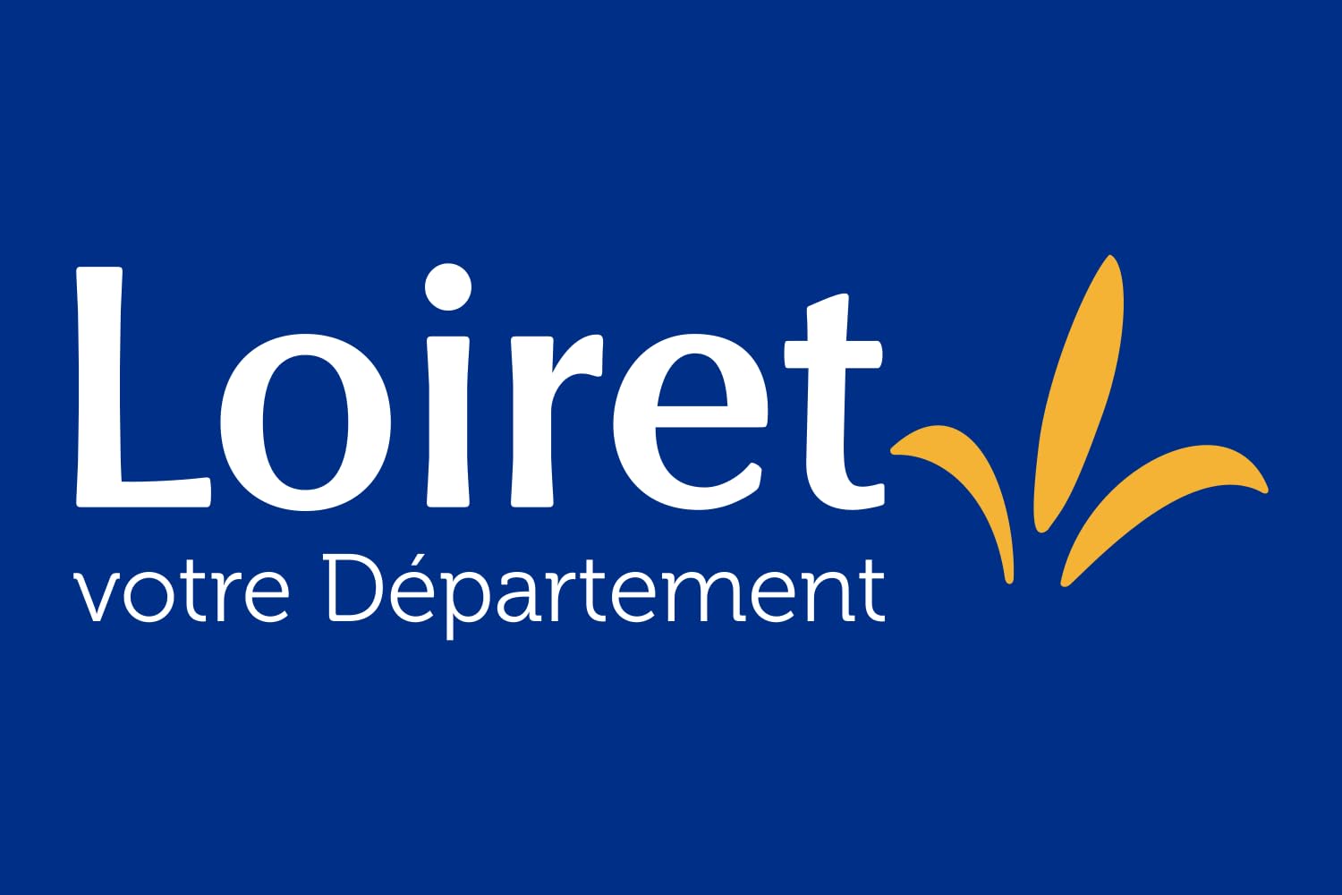 Drapeau du Loiret grand format pour pavoisement extérieur et intérieur
