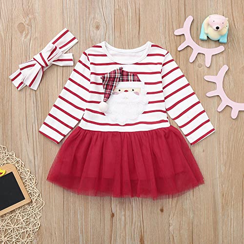 Jimmackey Neonata Strisce Zucca Ricamo Vestito