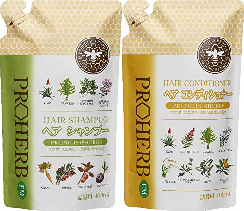 さくらさん専用＊PROHERB EM シャンプー コンディショナー 4本セット Amazon | 【NEW プロハーブ詰替用セット】EMシャンプー400mL＆