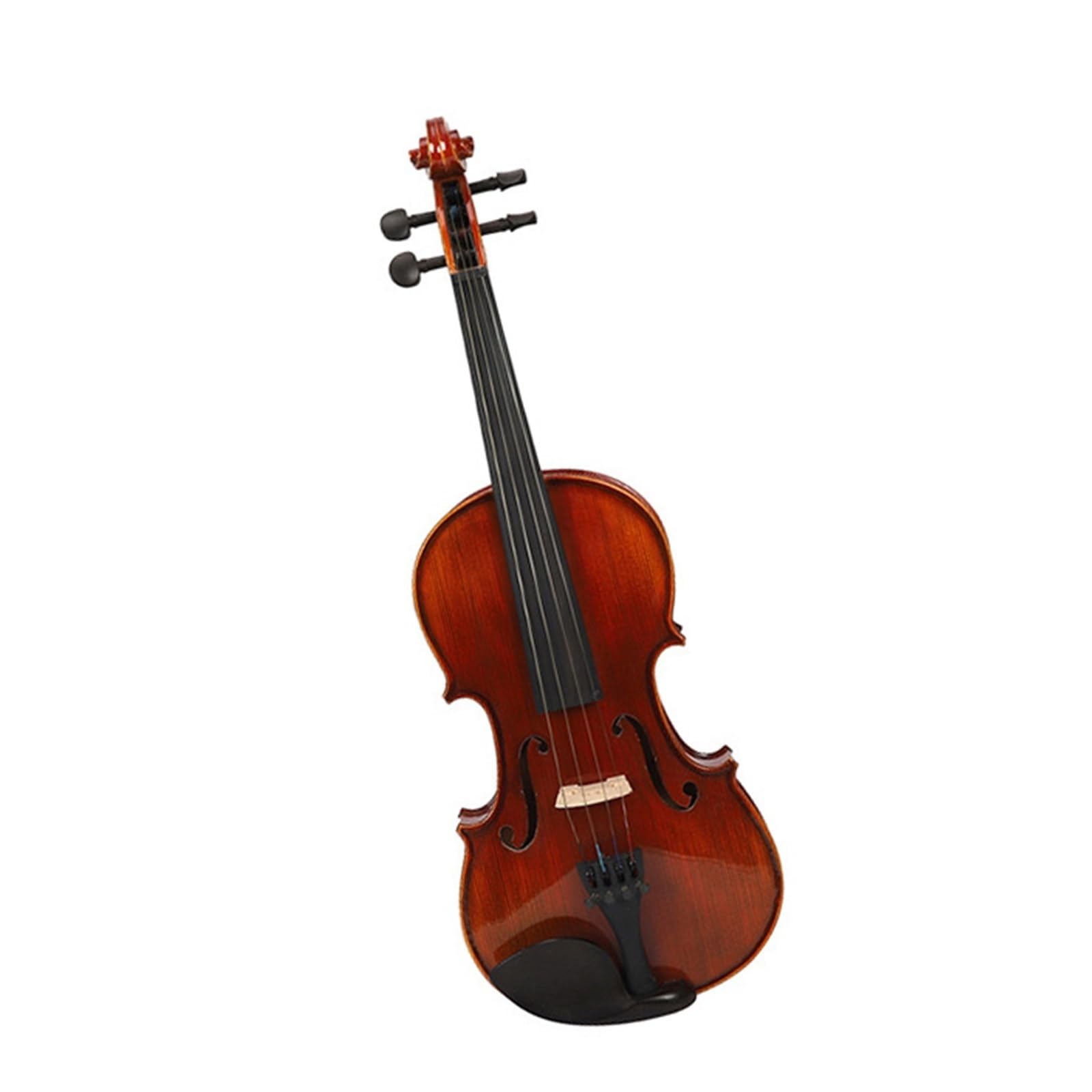 Violín De Práctica Para Adultos Con Patrón Artesanal Brillante De Madera Maciza Instrumento De 1/8 Instrumento De Violín(3/4)