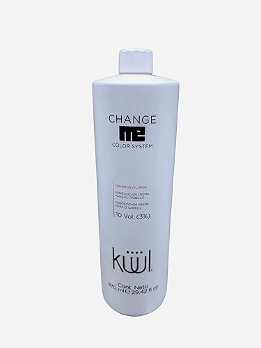 Küül Change Me Peroxide 10 Volumen 29.42 onzas Color System Crema para el Cabello blanco