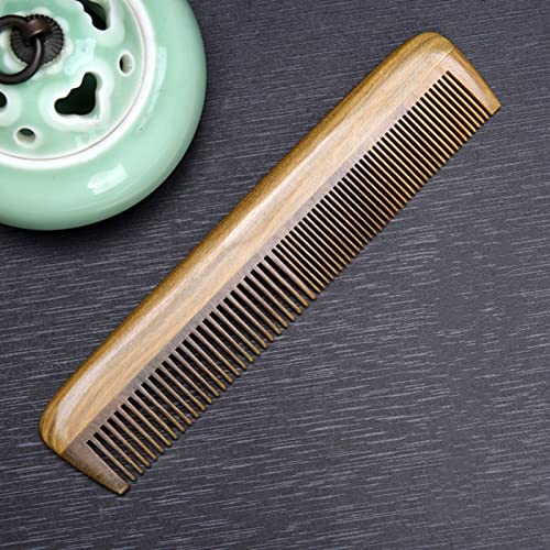 Jajh Green Sandalwood Small Hair Combs For Toddler/Kids,Anti-Static,Heat Resistant, Wood Parting Comb,Wooden Fine&Wide Tooth Comb For Hair Stylist #TOP4