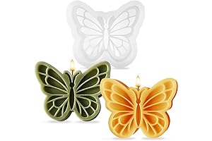 Butterfly Candle Molds, 3D Butterfly Silicone Molds for Soap, Chocolate, and Candle Making