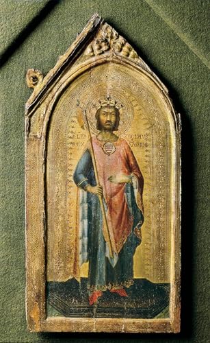 Portrait de Saint Ladislas Peinture Décorative sur Toile pour Décoration Murale Salon