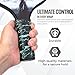 DH Mythic Replacement Grip for Pickleball & Tennis | Anti-Slip, Ultra-Durable, Sweat-Resistant Pickleball Wrap (Lightning Series, Black with Light Blue Lightning)
