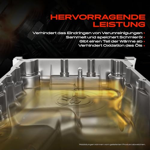 Frankberg Ölwanne für C4 C5 II C8 Jumpy V50 V70 III C-Max DM2 Focus II DA Galaxy WA6 Kuga I Mondeo IV BA7 S-Max WA6 307 407 807 Expert 2.0L Diesel 2003-2016 0301.L4