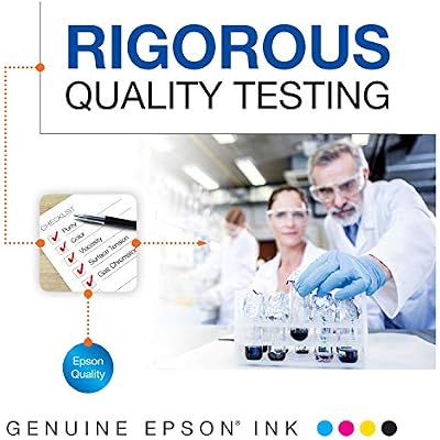 حبر EPSON 69 DURABrite Ultra باللون الأسود لطرازات CX-6000 و7000F و7400 و8400 و9400 و9475؛ وNX-400 و415 و510 و515؛ وWF-1100 و600 و610 وغيرها من الطرازات المختارة