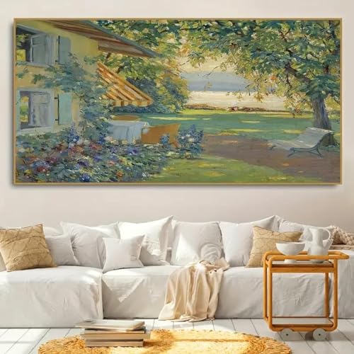 Impressions d'art de peinture vintage pour habiller un grand mur vide de salon
