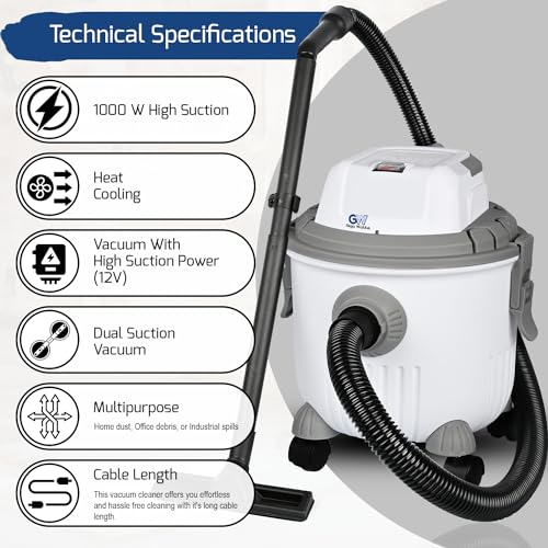 GIGAWATTS 15L Wet and Dry Vacuum Cleaner - Image 3