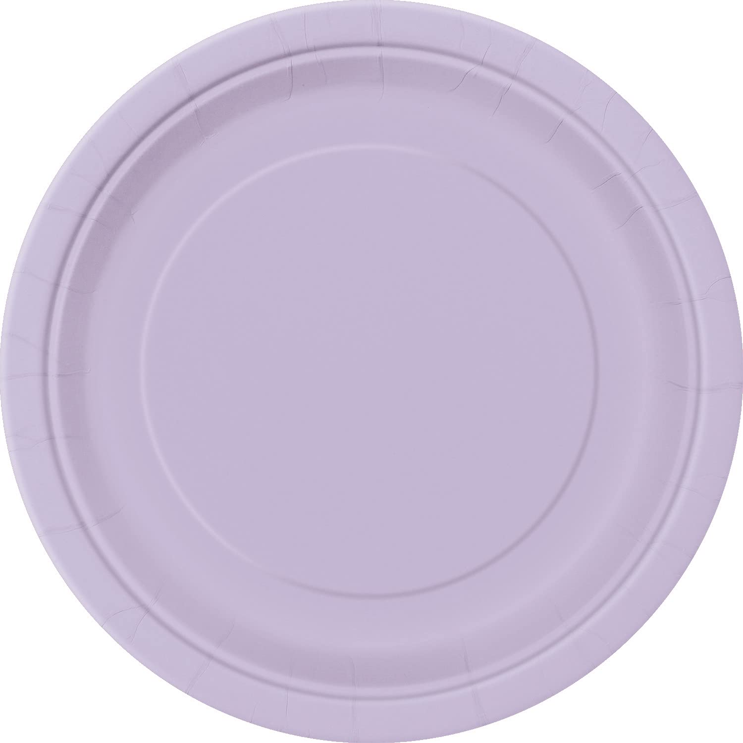 Unique Party Paper Plates, Lavender, 22Cm, 16 Pack