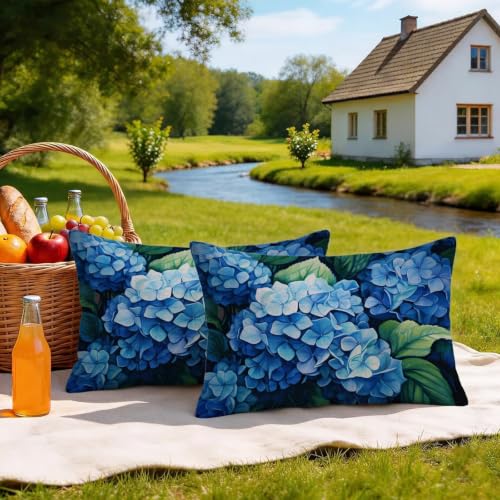 Coussin exterieur impermeable 70x40 cm avec fermeture eclair invisible