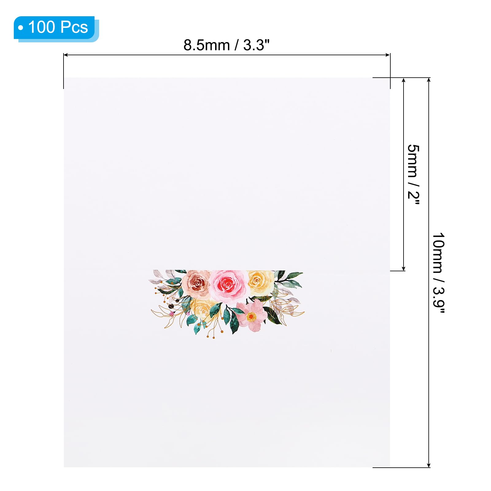 PATIKIL 100 Pack Reserved Table Signs - Image 2