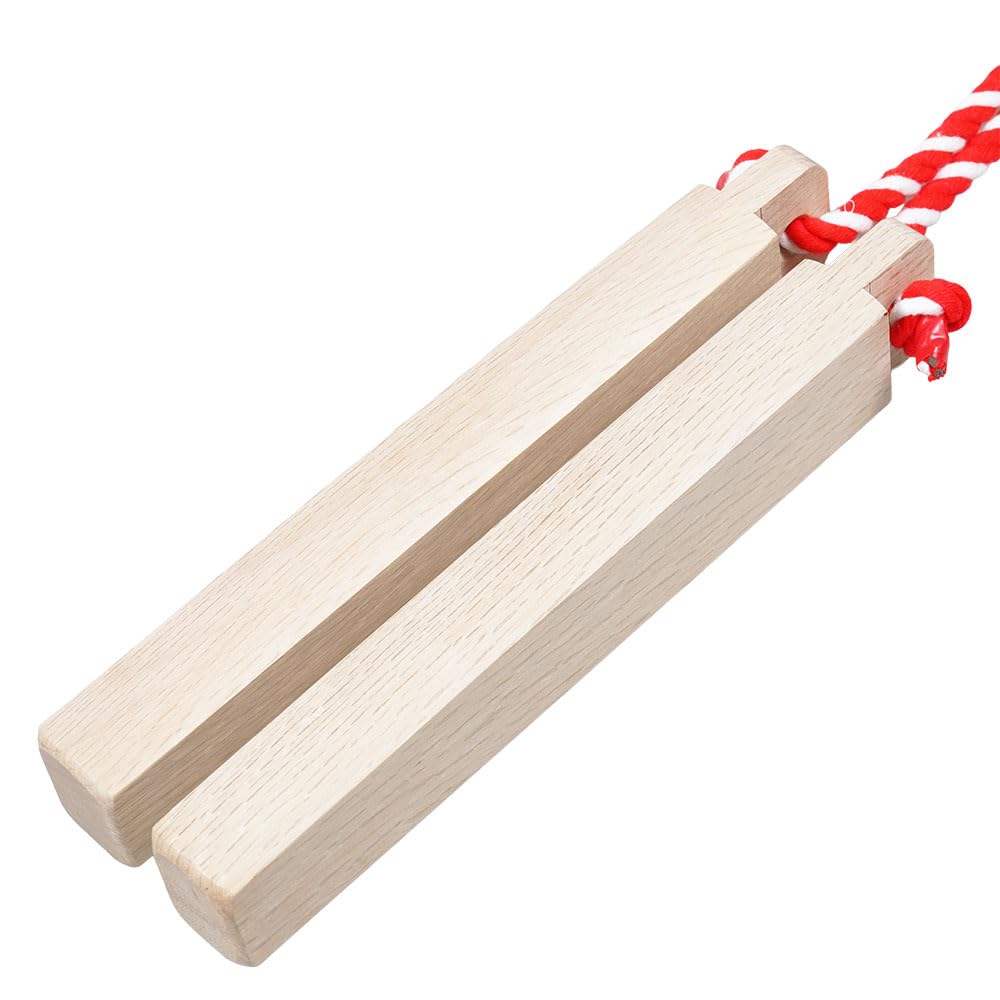 Amazon.co.jp: 拍子木（ひょうしぎ） 素材：樫（かし） 長さ：28cm