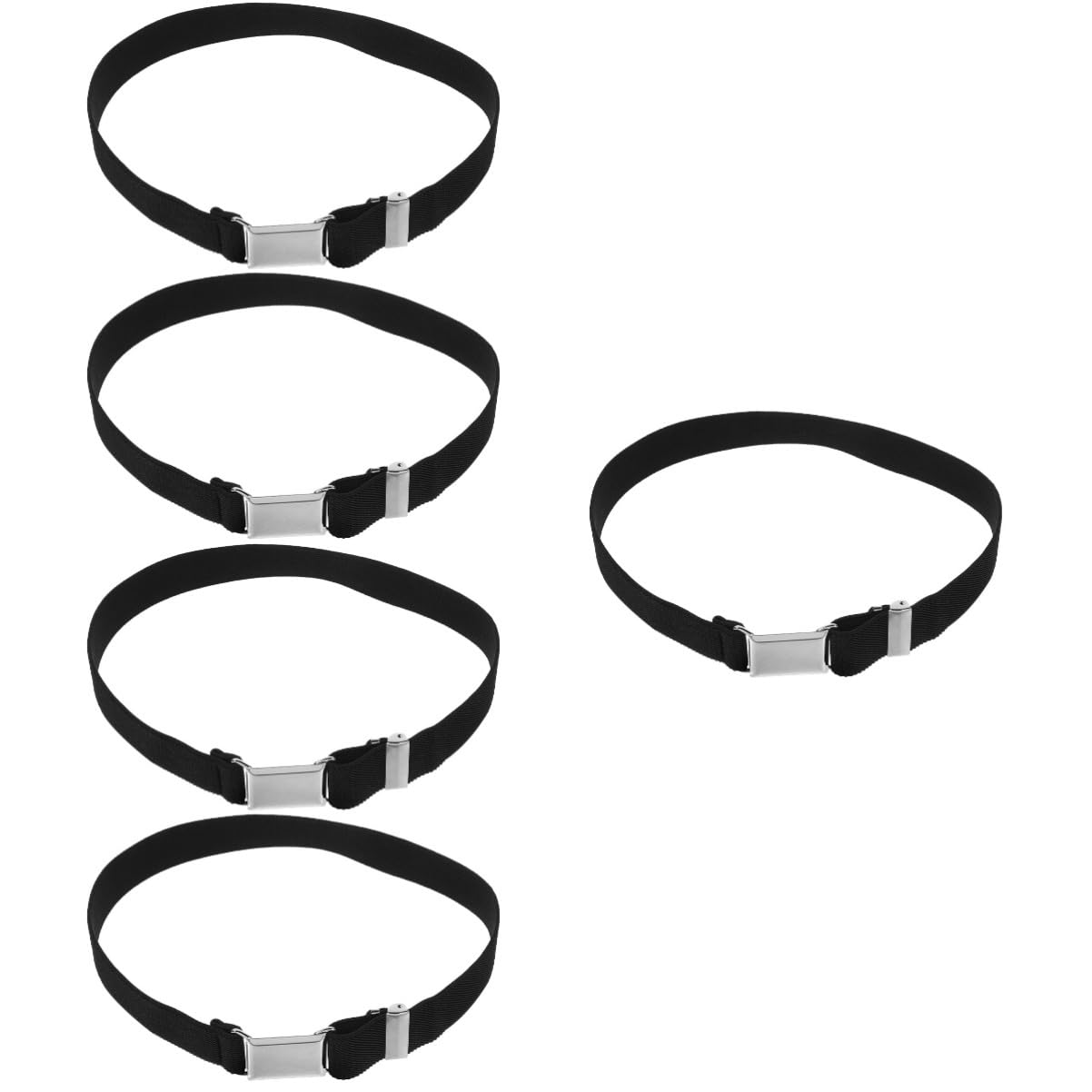 WOFASHPURET 5pcs Boys and Girls Belt Elastic Waist Belts for Children Adjustable for Boys/Jeans Pants Dresses
