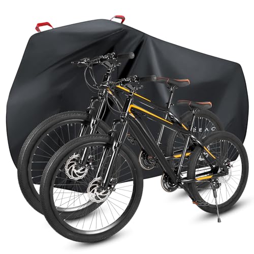 Faireach 自転車カバー 防水 厚手 破れにくい 210D ロードバイクカバー 電動自転車カバー クロスバイクカバー サイクルカバー 防風バックル ロック穴付き 撥水加工 紫外線防止 盗難防 雨雪対応でき サイクルカバー 29インチまで対応 収納袋付