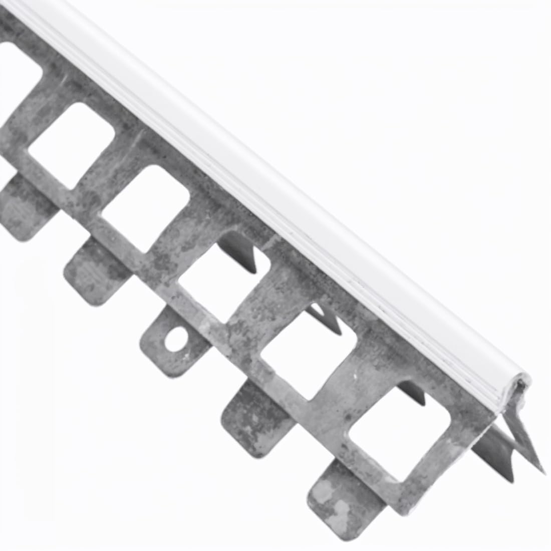 doitBau Kantenprofil Außenputz – Eckprofil Putzprofil – PVC-Abschlusskante verzinkt witterungsbeständig – 20mm 50 x 50 mm 2,5 m je Stab 15 Stück 37,5 m für Hausfassade Kalkzementputz