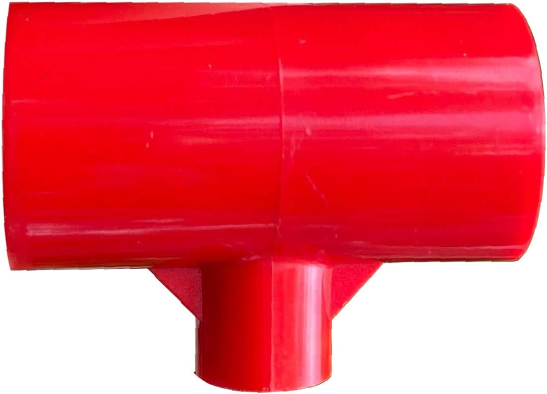 Pack of 6 Tee Fittings for 1/2" Schedule 40 Plastic Piping with 1/8" FTP Threads for Chicken Auto-Fill Water Cups, Horizontal Nipples, Rabbit Nipples and Auto-Fill Metal Cups… (6) : Patio, Lawn & Garden