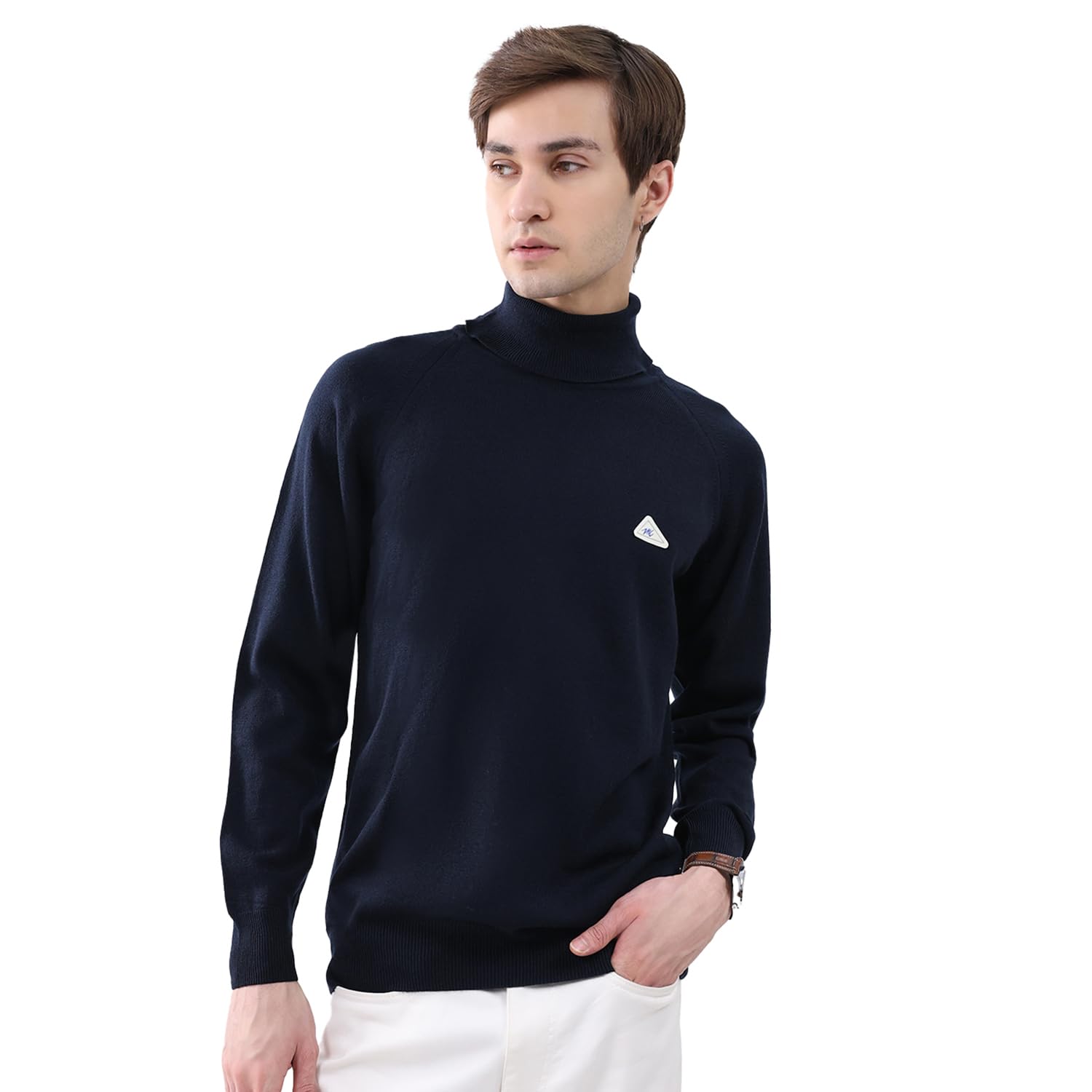 monte carlo Men Regular Fit Turtle Neck Solid Pull On Closure Full Sleeve Pullover | Warm Winter wear | Stylish Knit Sweater | Cozy Layering Outfit | Winter Pullover for Men's-picture-45