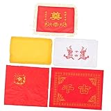 CAXUSD Elegant Ashes Urn Cover Set Cloth Covers Funnel Funeral Decor for Casket Burial Accessories