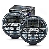 IPF フォグランプ LED 丸形 直径163mm 1100lm(110,000cd) 6000K ホワイト 12V用 2個入 ハイブリット配光(ドライビング&スポット) S-950SRL