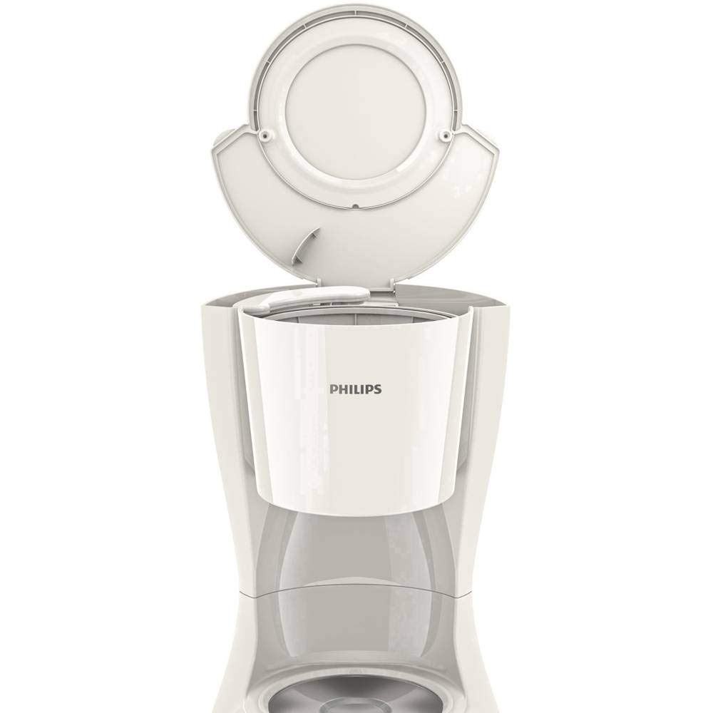 Philips HD7461 - Cafetera de goteo, 1000 W, 1.2 l, color blanco